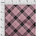 thumbnail image 1 of oneOone Georgette Viscose Fabric Tartan Check Fabric Prints By Yard 42 Inch Wide, 1 of 4