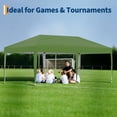 thumbnail image 2 of AKDSteel 10x20 Pop Up Canopy, Outdoor Beach Tent With One Push Setup, Upf 50+ Waterproof Sun Shade For Events And Camping, 2 of 7