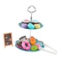 thumbnail image 4 of HILABEE Unique Pretend Play Teaset Interactive Toys Teapot Playset Dessert Tea Party Set A, 4 of 9