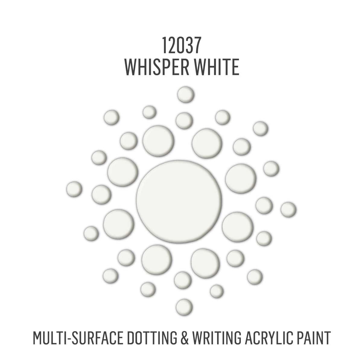 FolkArt points 59 ml peinture acrylique, murmure blanc
