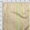 thumbnail image 3 of oneOone Rayon Pale Yellow Fabric Geometric Abstract Petal Craft Projects Decor Fabric Printed By The Yard 56 Inch Wide, 3 of 4