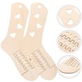 thumbnail image 2 of 4pcs Wood Sock Blockers DIY Adjustable Size Sock Stretchers for Knitting Crochet Stocking Display Models Wood Sock Knitting Tools, 2 of 8