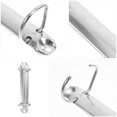 thumbnail image 3 of Raindrops Ring Binder Folder Notebook Binder Ring Silver Project Arrangement School Use 1Pcs, 3 of 8