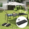 thumbnail image 2 of Outsunny 2PCS Umbrella Base Weight Bag, Umbrella Stand Weights, Black, 2 of 10