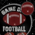 thumbnail image 3 of Football Game Day Rhinestone Iron on Decal Rugby Match Hotfix Transfer Sticker Bling Sports Theme Heat Transfer Patch Clothing Repair Applique for T-Shirt Hat Jacket Garment Bag DIY Decor, 3 of 9