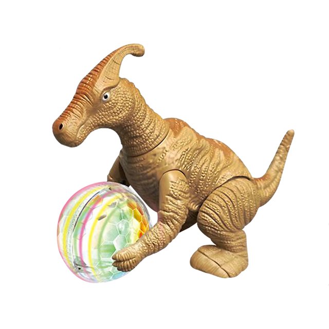 Electric Dinosaur Toy Mechanical Crawling Light And Sound Simulation Model Early Education Gift
