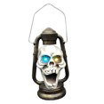 thumbnail image 1 of Halloween Skull Lamp Mini LED Lantern for Indoor Outdoor Fall Decor with Adjustable Brightness and Multi-Color Flashing Eyes, 1 of 6
