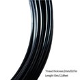 thumbnail image 4 of Aluminum Wire Thickness Bendable Wires Bike Easy Handy Installation Long-time to Use Handy Installation Durability Rust-proof for Crafts DIY black, 4 of 9