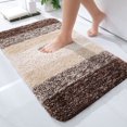 thumbnail image 1 of Luxury Bathroom Rug Mat, Extra Soft and Absorbent Bath Rugs, Non-Slip Plush Shaggy Bath Carpet, Machine Wash Dry, Bath Mats for Bathroom Floor, Tub and Shower, 24x16, Brown, 1 of 6