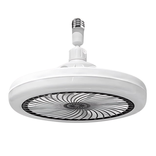 Study Bedroom Living Room Super Bright Energy-saving Fan Light E27 Universal Head Three Gear Light Three Gear Wind Speed