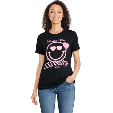 Smiley World Women's Graphic T-Shirt