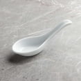 thumbnail image 1 of SUNWEALTH Porcelain White Spoon (5.5") Large Head, 1 of 2