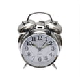 thumbnail image 2 of HITO™ 4` Silent Quartz Analog Twin Bell Alarm Clock with Nightlight and Loud Alarm (NO16), 2 of 8