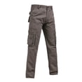 thumbnail image 2 of Yuyuzo Mens Cargo Pants Plus Size Straight Leg Low Waisted Trousers with Multi Pockets Classic Cargos Solid Color, 2 of 5