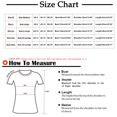 thumbnail image 3 of Pompotops Hauts d'Été à Col Rond Imprimé Floral pour Femmes T-Shirts Basiques de Vacances Blouse à Manches Pétales Décontractée, 3 of 7
