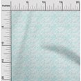 thumbnail image 1 of oneOone Viscose Chiffon Aqua Blue Fabric Triangle Shape Geometric Craft Projects Decor Fabric Printed By The Yard 42 Inch Wide, 1 of 1