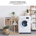 thumbnail image 4 of Folding Laundry Clothes Drying Rack, Bamboo Collapsible Laundry Drying Rack Clothes Hanger Towel Rack, 4 of 6