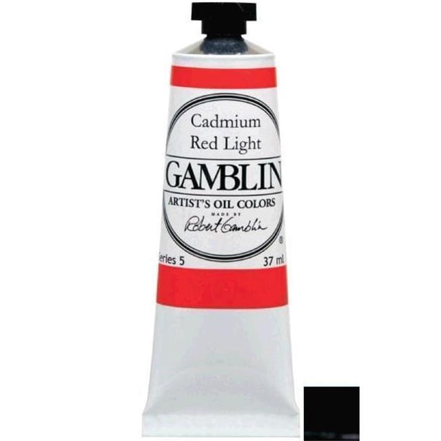 Gamblin G1212 37ml Artists Grade Oil Color - Chromatic Black