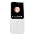 thumbnail image 2 of QualitChoice Lecteur MP3 Rechargeable Écran d'Affichage d'Enregistrement Portable Média Sans Perte Sport Course Lecture de Musique avec Micro Blanc, 2 of 6