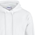thumbnail image 3 of Gildan Chandail à Capuchon en Molleton Épais pour Hommes, TG, Blanc, 3 of 7