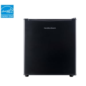Hamilton Beach 1.7 Cu.Ft Mini Réfrigérateur avec congélateur, Réfrigérant compact, Porte simple, Energy Star, Porte réversible, Noir