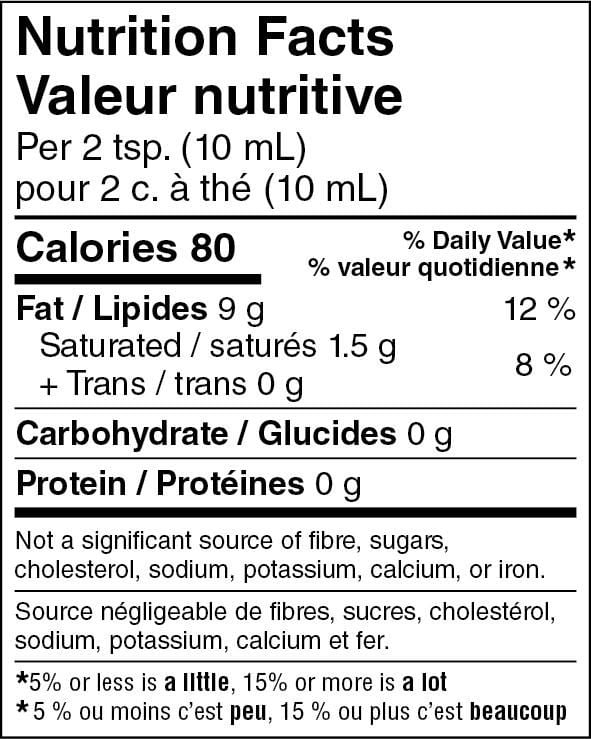 Great Value Huile d'Avocat Raffinée