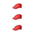 thumbnail image 3 of ZheElen Flat Cap Chic And Stylish Easy To Clean Comfortable And Lightweight MenBerets red 3Set, 3 of 6