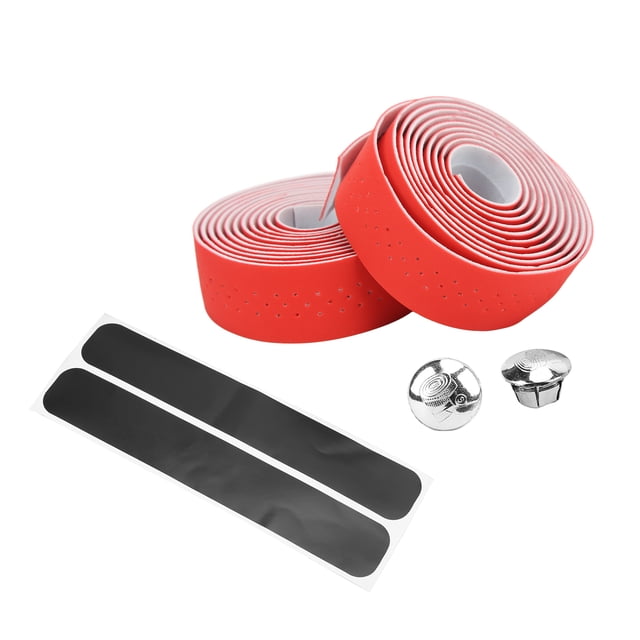 ANGGREK Bicycle Handlebar Tape, Wear Resisting Lightweight Road Vehicle Handlebar Tape Shock Absorption Breathable Soft For Riding Equipment