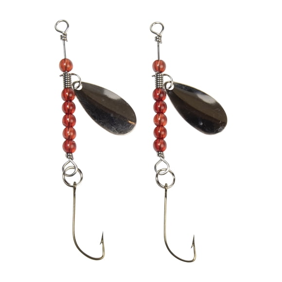 Cuillère à pêche Lucky Strike Baitworks Victor + lot de 2 + 1,5" en nickel/cuivre