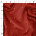 thumbnail image 2 of Soimoi Red Silk Fabric Abstracts Abstract Printed Fabric 1 Yard 42 Inch Wide, 2 of 6