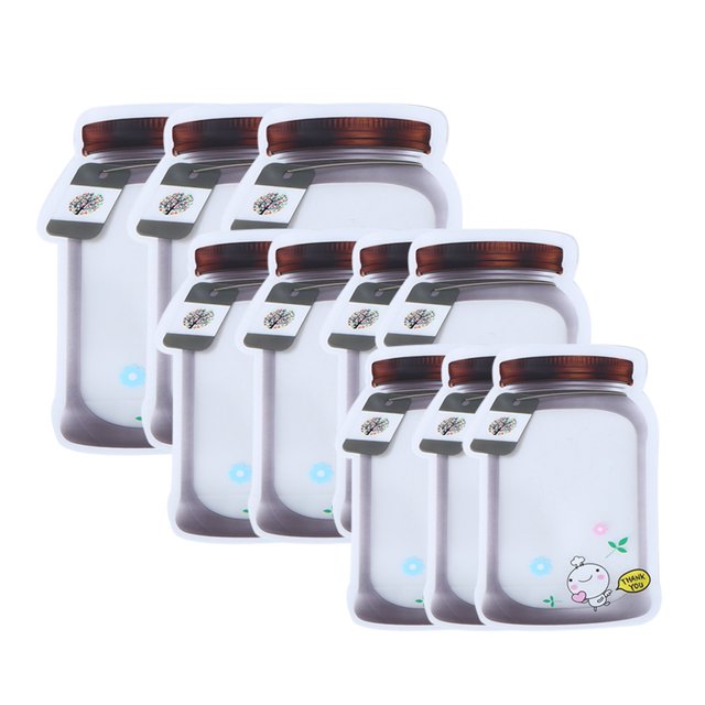 FLAMEEN Zip Lock Bags Sealing Zipper Bag Food Saver Storage Bags Snacks Parties For Food Picnics Nuts