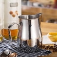 thumbnail image 3 of Professional Milk Frothing Pitcher 304 Stainless Steel Construction For Coffee Steaming Milk Frothing Olecranon Type Outlet For Precise Pouring Latte Art, 3 of 8