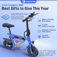 thumbnail image 2 of Gyrocopters Radi8 Electric scooter (Blue) | UL 2272 approved | 25 km Range | 25 km/h Speed | Rear Disc Brakes | LED Lights | LCD Display, 2 of 9