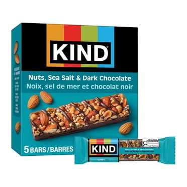 KIND Nuts Sea Salt & Dark Chocolate Bars, 40g, 5 Bars