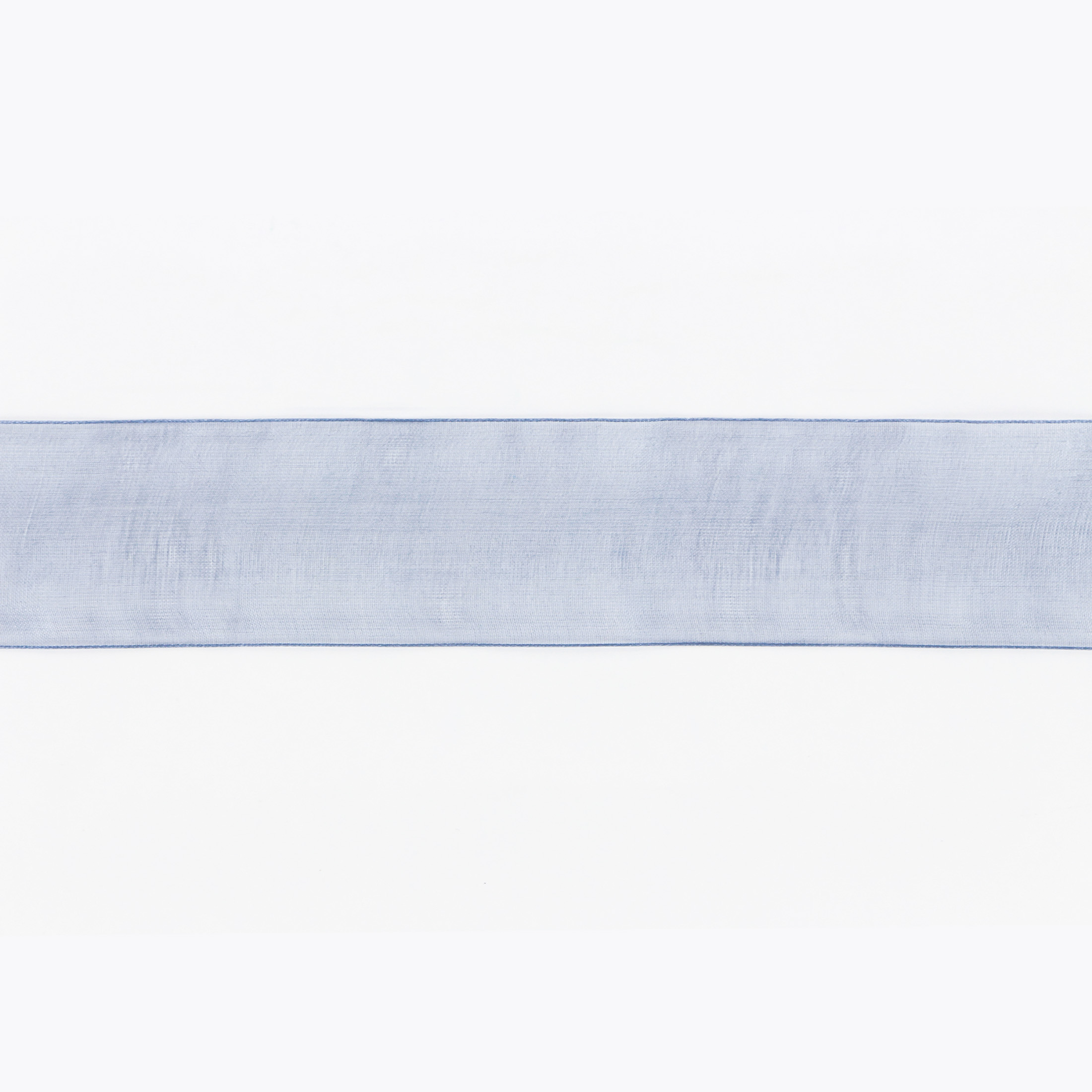 UNIQUE CREATIV, ruban, organza, gris, 38 mm × 2.7 m (1.5" × 9 pi)