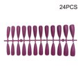 thumbnail image 2 of Comprimés d'Amélioration des Ongles Chic Conception Point Non Sensible aux Allergies Texture Givrée Faux Ongles Conseils de Manucure Charmant JM-12Rose Rouge Violet, 2 of 6