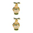 thumbnail image 1 of Dalazy Eco-friendly Dragonfly Decorative Glass Perfume Bottle Sturdy And Durable Gifts Refillable green 2Set, 1 of 6