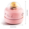 thumbnail image 2 of Liyamei Mini Desktop Vacuum Cleaner For Eraser Shavings Pencil Debris Keyboard Cleaning Powerful Handheld Small Vacuum Cleaner Accessories, 2 of 5