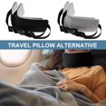 thumbnail image 2 of Miulika 2 Pcs Sangles d'Appui-tête Oreiller Portable pour Dormir Femmes Hommes Bande Noire, 2 of 9