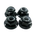 thumbnail image 1 of fastboy 4pcs/set Aluminum Alloy Nylon Wheel Lock Nut For 1/10 Axial SCX10 Crawler Crawler S Durability Black 1Set, 1 of 6