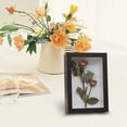 thumbnail image 2 of Box Picture Frame Display Case with Hinged Glass Door, Solid Wood Frame, 4x6 in Keepsake Shadow Box for Photos, Memorabilia, Medals, 2 of 6