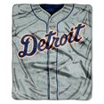 thumbnail image 2 of Detroit Tigers Couverture Jetée en Raschel Peluche Royale 50"x60 Pouces - Motif Jersey, 2 of 2