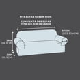 thumbnail image 3 of Housse extensible pour sofa SmartFit Soft Touch, lavable à la machine, 3 of 6