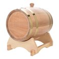 thumbnail image 4 of Oak Barrel, Handmade Durable 5L Wine Barrel, For Beer Whiskey Rum Port Wine Red Home Bar, 4 of 8