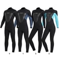 thumbnail image 4 of Combinaison de Plongée Haute Efficacité Anti-Froid Maillots de Bain Confortables Écran Solaire Puissant Réduire la Résistance à l'Eau Combinaison Classique Col Rond Femme Noir m, 4 of 7