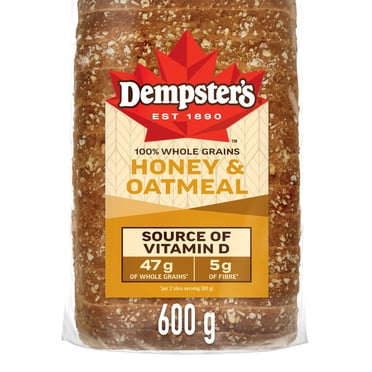 Dempster’s® 100% Whole Grains Honey & Oatmeal Sliced Bread
