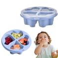 thumbnail image 1 of Bdday Boîte à Bonbons en Forme de Cœur avec Paille, Boîte à Lunch à Quatre Compartiments, Boîte à Rafraîchissements, Couvercle Transparent, Boîte à Collations pour Emporter, 1 of 6