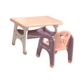 thumbnail image 4 of DOLITY Ensemble Table et Chaise pour Enfants Ensemble Bureau et Chaise pour Enfant pour Lecture Intérieure Rose et, 4 of 9