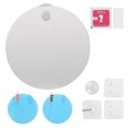 thumbnail image 2 of Shower Shaving Mirror, Bathroom Mirror Shatterproof Round Easy To Install Shower Mirror Shaving Mirror Anti-Fog  For Bathroom For Hotel For Travel For Home, 2 of 8