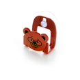 thumbnail image 1 of 2 Pcs Kitchen Organizer Suction Cup Sink Drain Rack Sponge Storage Holder Kitchen Sink Soap Rack Drainer Rack Bathroom Accessories， Brown Bear, 1 of 9